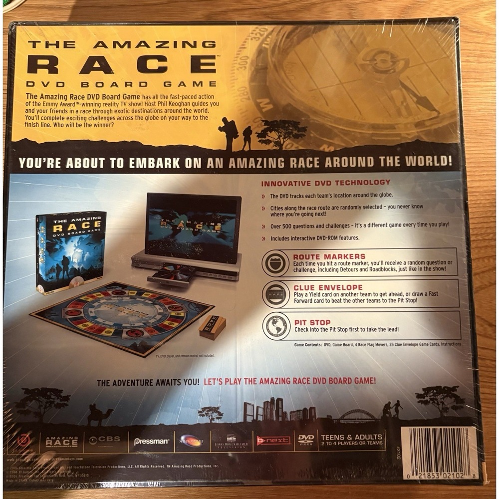 The Amazing Race DVD Board Game New In Sealed Box 2006 - Picture 2 of 7